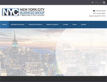 Tablet Screenshot of nycbusinessgroup.com